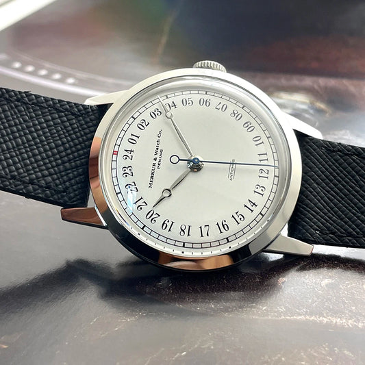 MERKUR White Dial Watch 24H A thinner Case 50m Skin Diver Watch Vintage Automatic Mechanical Watch 38mm Relogio Masculino