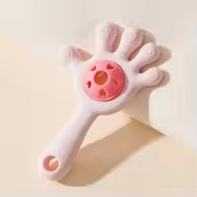 Baby Toys Candy Color Teether Rattle Toy Safe Teething Ring Sensory Toys For Toddlers Chewing Toy Baby Accessories 0 12 Months