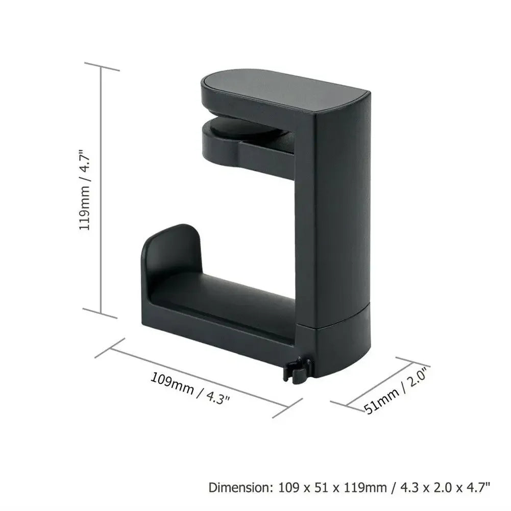 PC Gaming Headphone Stand Headset Hook Holder, Hanger Mount With Adjustable 360° Rotating Arm Clamp, Desk Mount Universal Bag