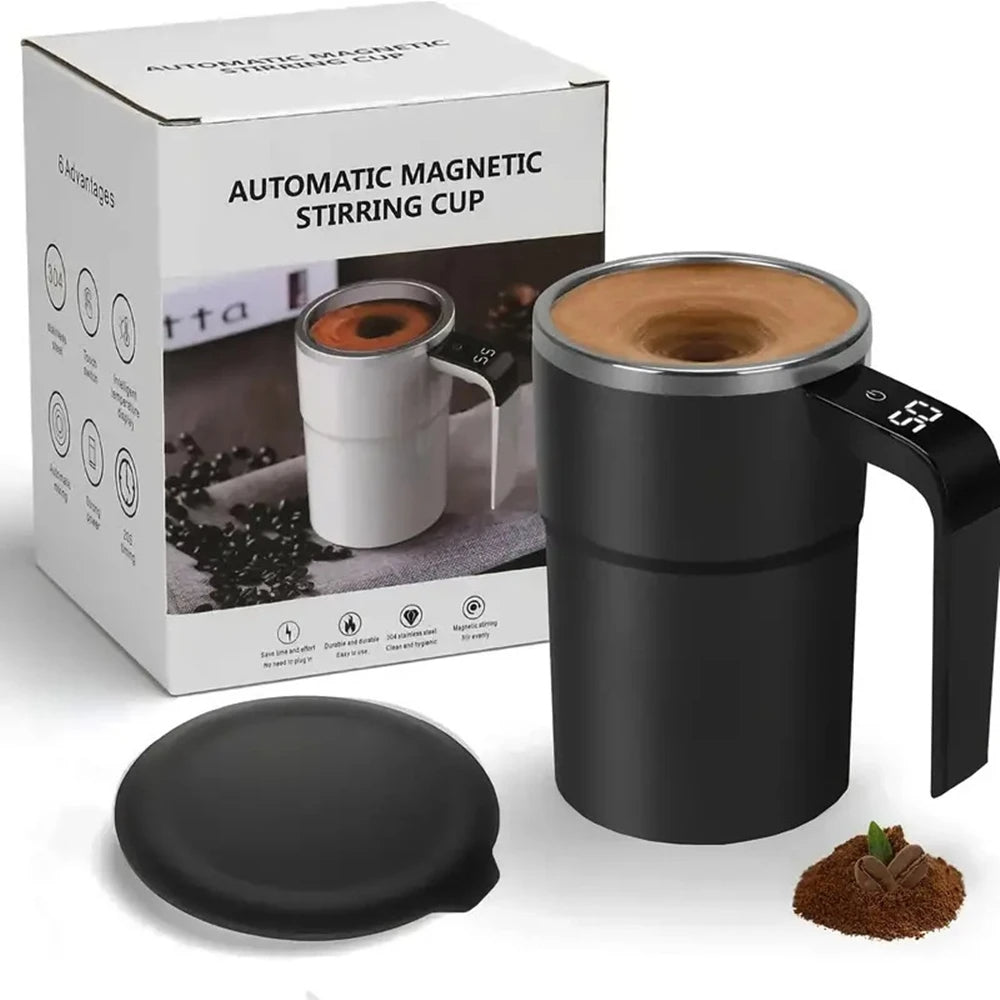 Thermo Cafe Coffee Mug Car Thermos Mug 380/510ML Leak_Proof Travel Thermo Cup for Tea Water Coffee Double Stainless Steel